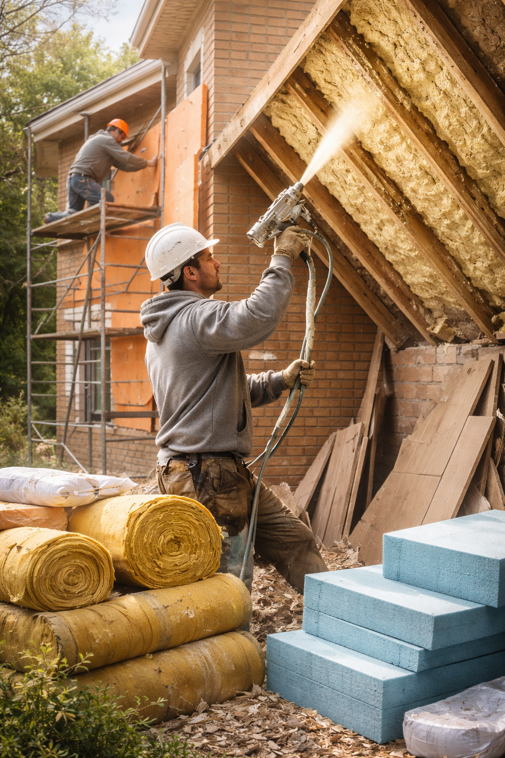 Утепление домов в Лянторе под ключ от 4300 руб/м2 | Профессионально — ТепломастерЛнт