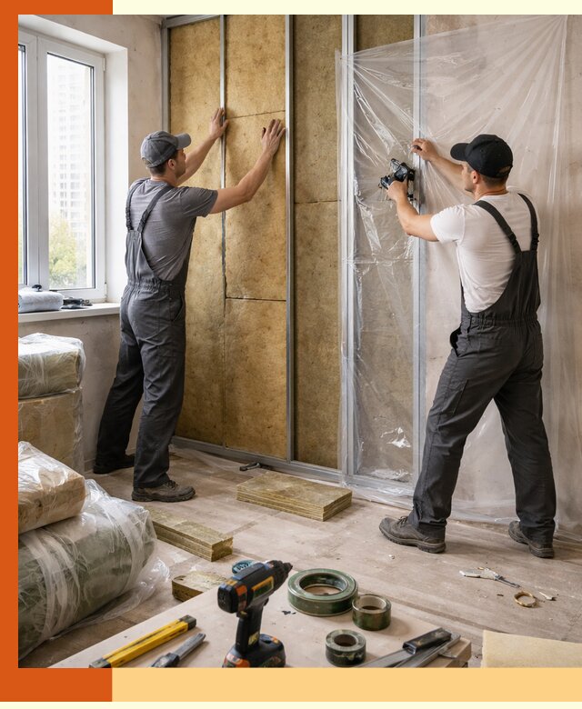 Утепление квартиры изнутри профессионально в Лянторе