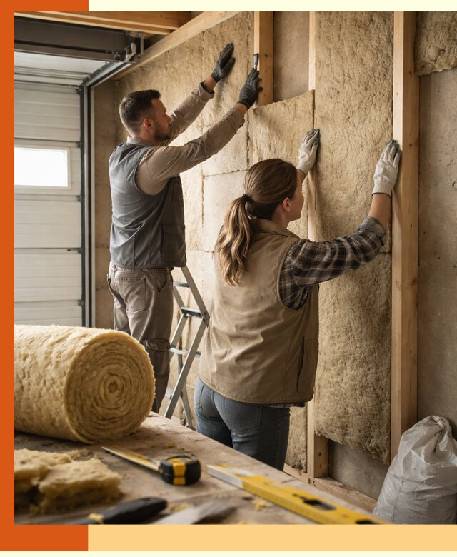 Утепление гаража изнутри в Лянторе: быстро и надежно