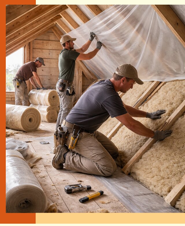 Утепление крыши изнутри в Лянторе: профессионально и надежно