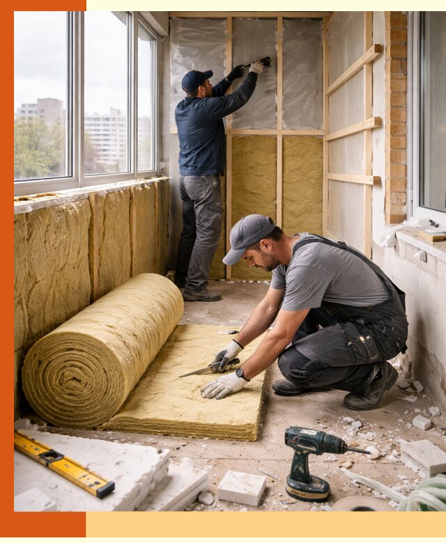 Утепление балкона под ключ в Лянторе качественно и быстро