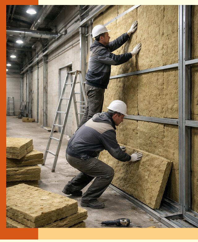 Утепление цеха под ключ в Лянторе с гарантией качества