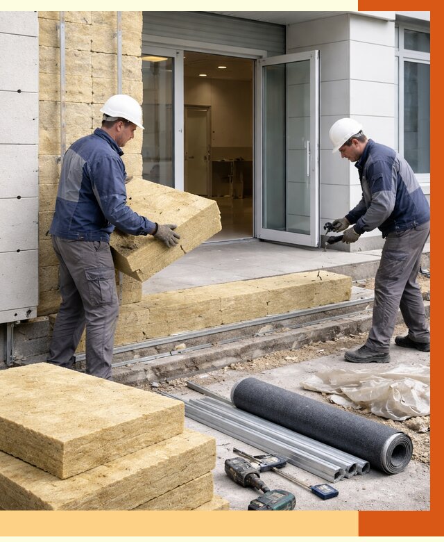 Утепление медицинского центра в Лянторе под ключ от 12796 руб./м² | ТепломастерЛнт