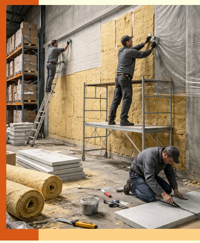 Утепление холодного склада под ключ в Лянторе