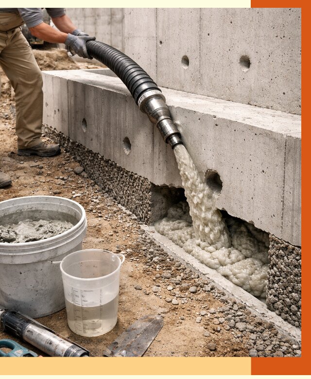 Заполнение полостей фундамента в Лянторе от 6961 руб. под ключ | ТепломастерЛнт