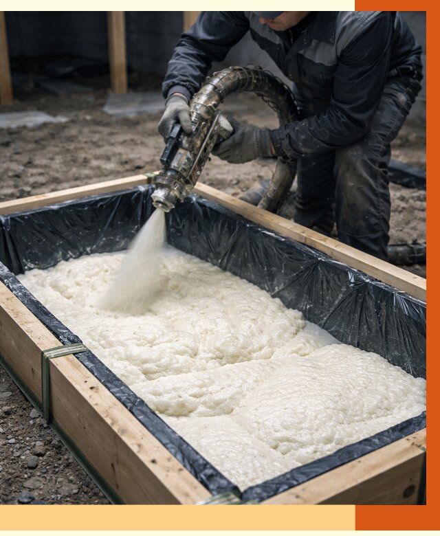 Заливка ППУ в формы в Лянторе от 2559 руб. — утепление форм под ключ | ТепломастерЛнт