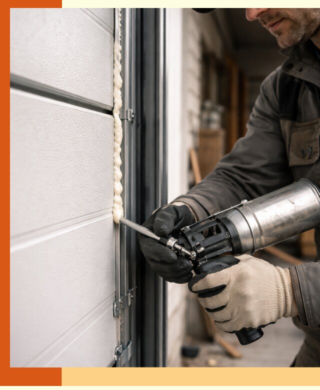 Заполнение пустот ворот в Лянторе профессионально и герметично