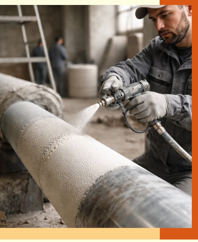Утепление труб жидкой теплоизоляцией в Лянторе от 7678 руб. под ключ | ТепломастерЛнт