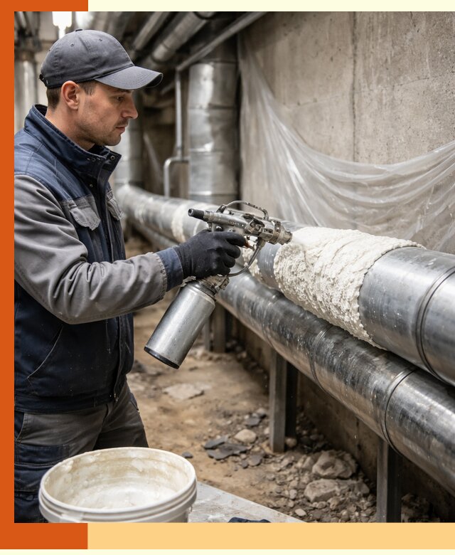 Утепление труб жидкой теплоизоляцией в Лянторе