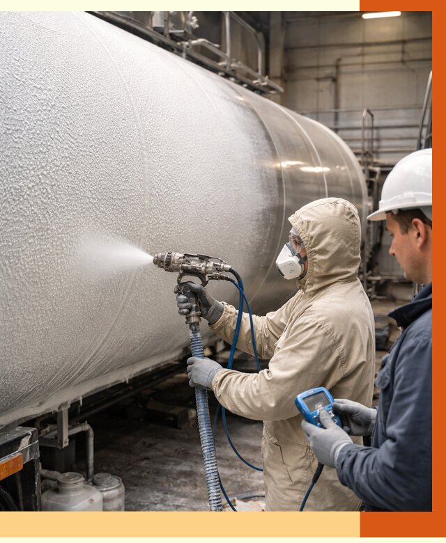 Утепление автоцистерны жидкой теплоизоляцией в Лянторе от 14844 руб. под ключ | ТепломастерЛнт