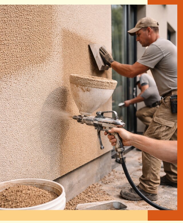 Утепление фасада жидкой пробкой в Лянторе от 4914 руб./м² под ключ | ТепломастерЛнт