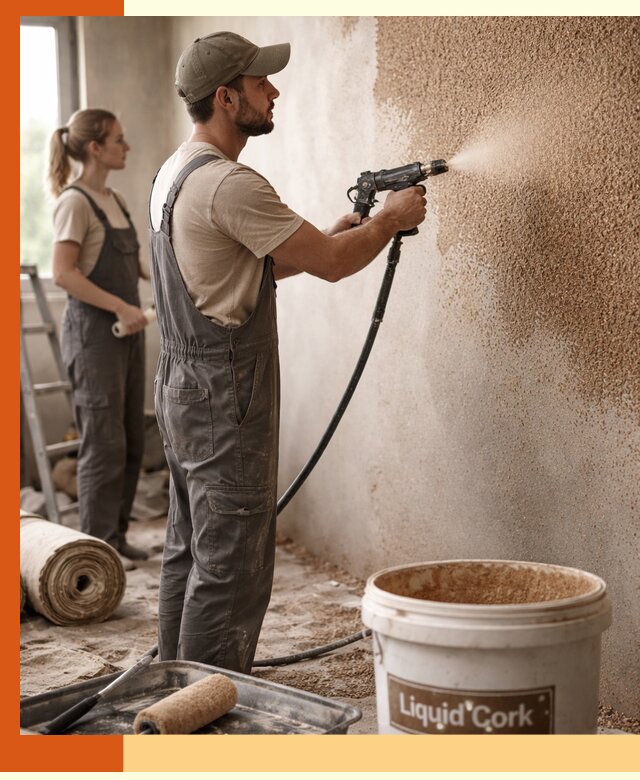 Утепление стен жидкой пробкой в Лянторе эффективное и долговечное