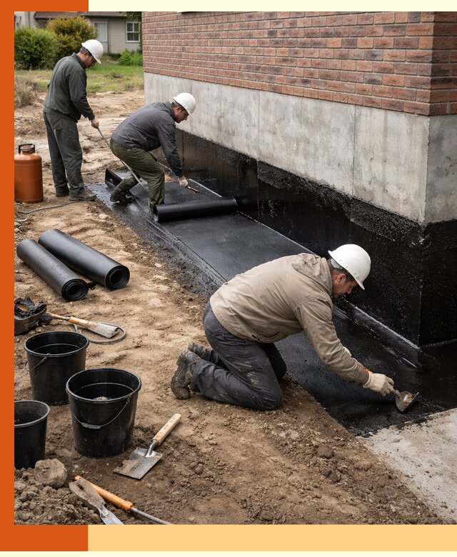 Гидроизоляция фундамента в Лянторе: надежная защита строений