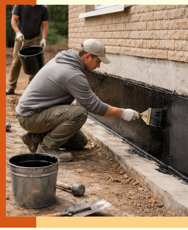 Гидроизоляция цоколя домов и зданий в Лянторе эффективными методами