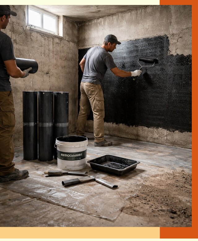 Гидроизоляция подвала в Лянторе от 3583 руб. под ключ | Профессионально — ТепломастерЛнт