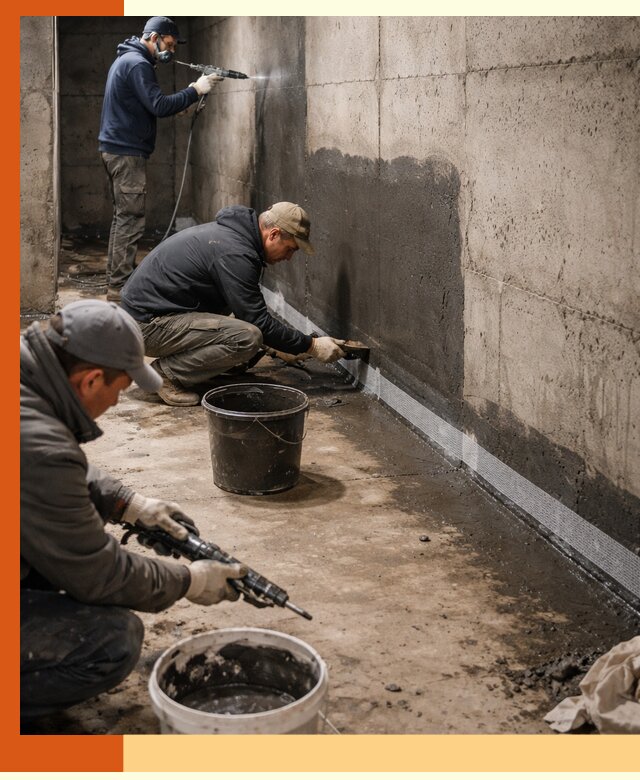 Гидроизоляция подвала в Лянторе — комплексная защита от влаги