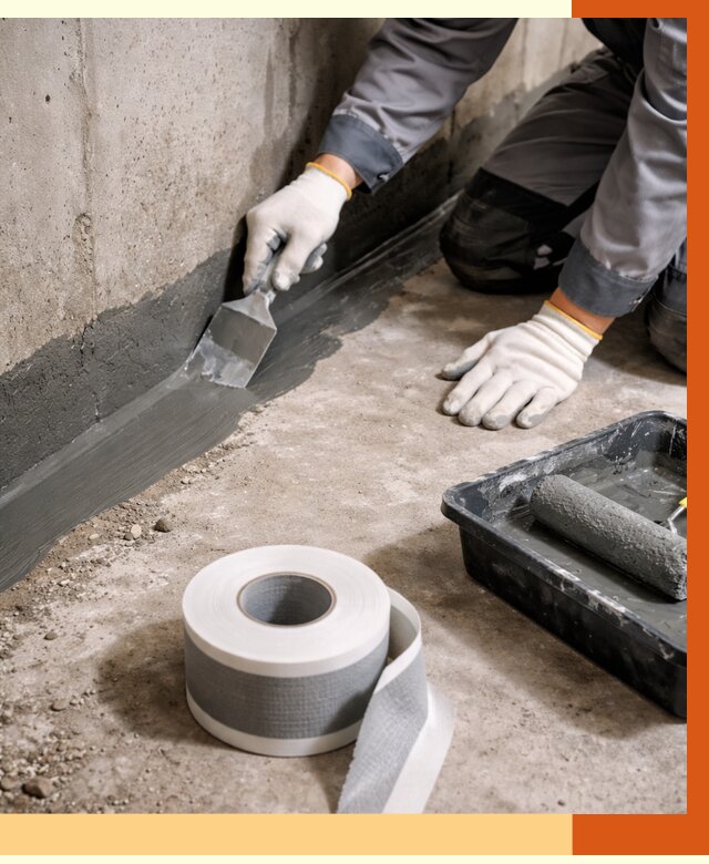 Гидроизоляция швов и герметизация стыков в Лянторе от 1280 руб. | ТепломастерЛнт